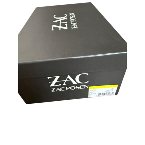 Zac Posen Nena Maroon Red Pointed Toe Stiletto Heel Slingback Pumps Size 7 - Picture 10 of 11